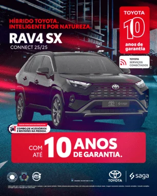 SX Connect Hybrid 2025 - Toyota RAV4 SX Connect 25/25 – Sofisticação e Economia em Oferta!
SX Connect Hybrid 2025 - Toyota RAV4 SX Connect 25/25 – Sofisticação e Economia em Oferta!